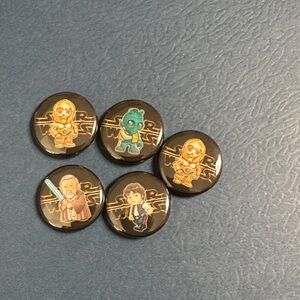 Star Wars Character Pins Set 1”